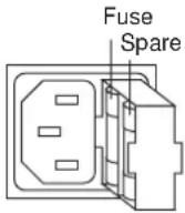 MERIDIAN 502 - To change the mains fuse - 1