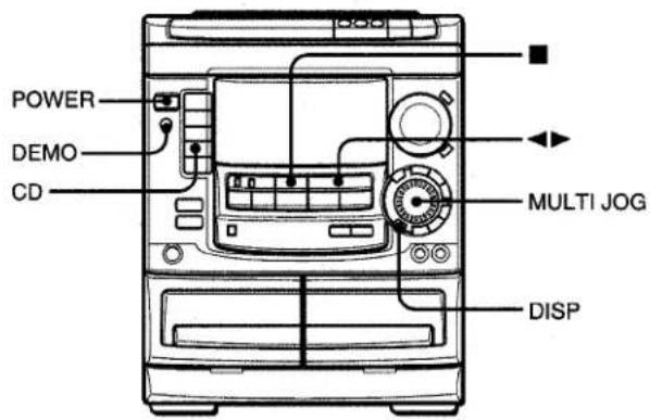 POWER DEMO CD MULTI JOG DISP