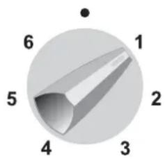 FAGOR 6FI-4GLS X - РУЧКА ЭЛЕКТРИЧЕСКОЙ КОНФОРКИ - 2