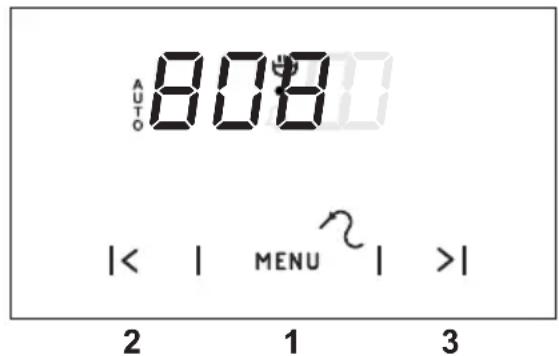 AUTO 8087 |< | MENU >| 2 1 3