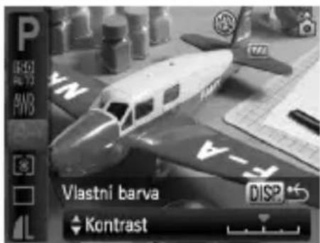 P Vlastni barva DISP Kontrast