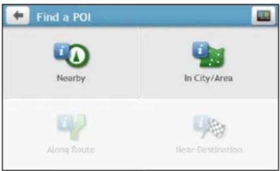 Find a POI Nearby In City/Area Along Route Near Destination