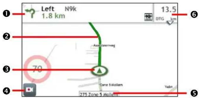 Left N9k 1.8 km 13.5 DTG km 275 Zone 5 Molletin Zone 5 Mollem Vole