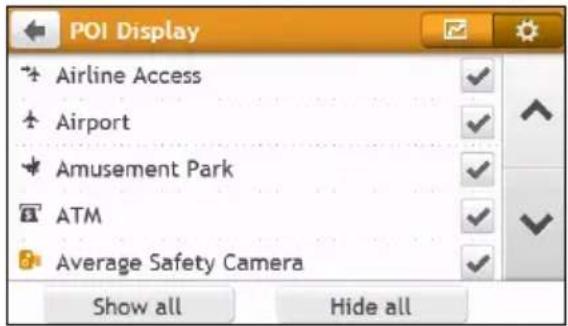 POI Display Airline Access Airport Amusement Park ATM Average Safety Camera Show all Hide all