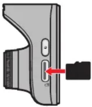MIO MiVue 568 Touch - Inserting a memory card - 1