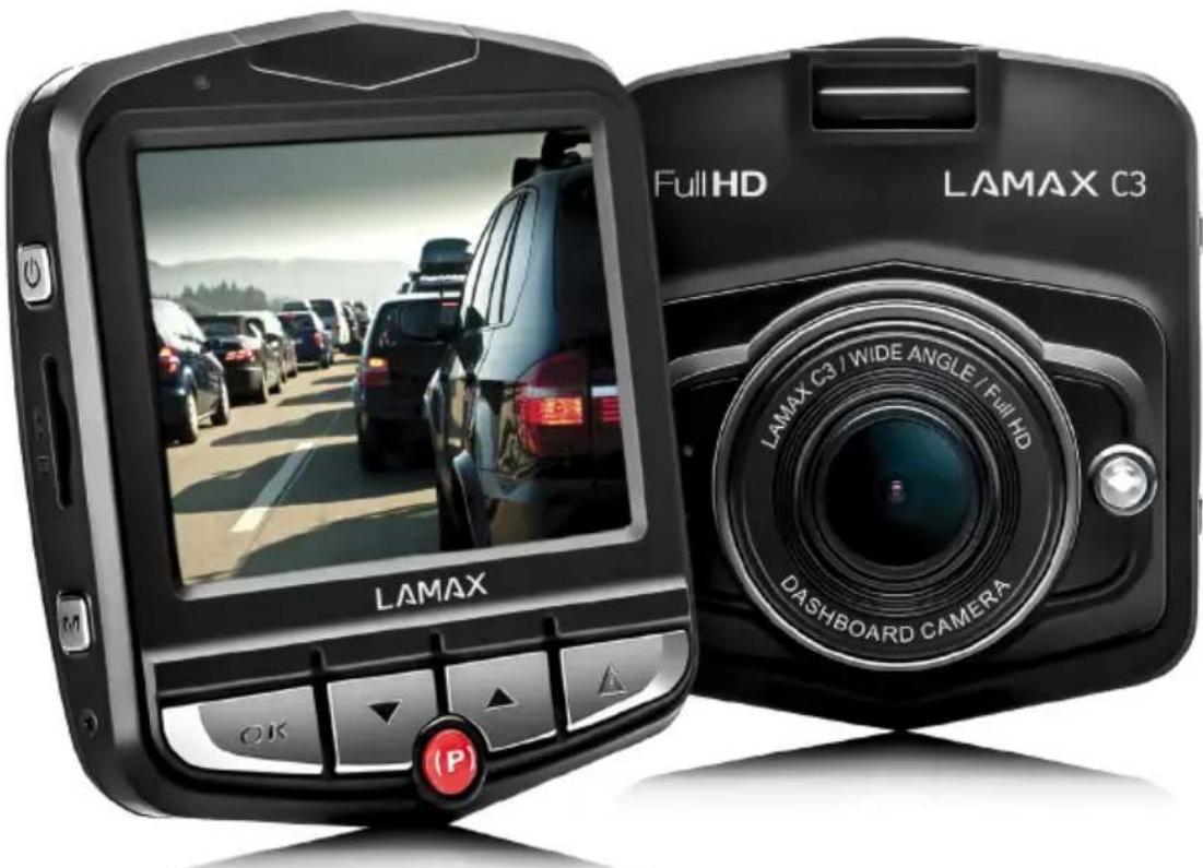 Full HD LAMAX C3 LAMAX C3 / WIDE ANGLE / Full HD DASHBOARD CAMERA