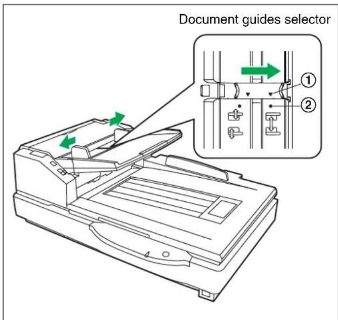 Document guides selector ① ②