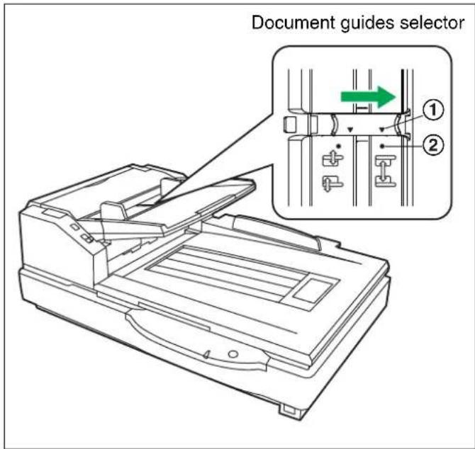 Document guides selector ① ②