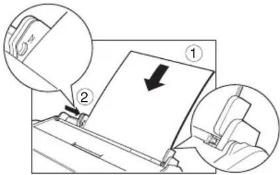CANON FAX-B822 - Ukládání papíru do víceúčelové přihrádky - 2