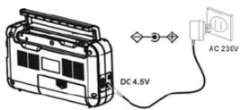 SENCOR SRD 206 - ■OPERATION ON DC - 1