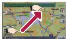 PIONEER AVIIC-F900BT - Scrolling the map - 1