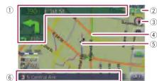 PIONEER AVIIC-F900BT - Basic items on the map - 1
