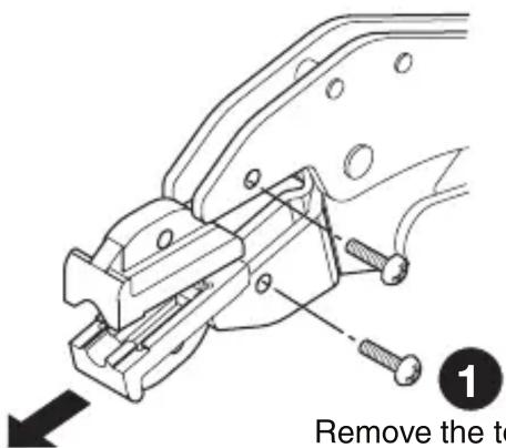 Remove the t ①