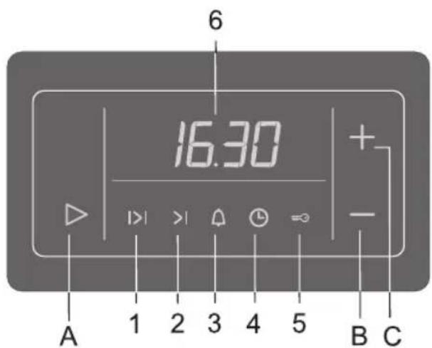 6 16:30 A 1 2 3 4 5 B C