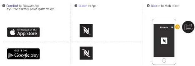 Download the Acquisition App If you think it regularly please update the App. Download on the App Store Get T ON Google play Launch the App N N Click on the Make-in Button