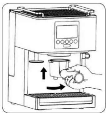 Zelmer Torrido 13Z018 - Rinsing the machine for the espresso function - 2