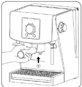 Zelmer Nerro 13Z015 - Przeplukanie systemu dla funkcji espresso - 1