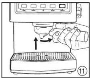 Zelmer Supremo - Preparing the espresso machine – rinsing the system - 11