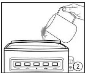 Zelmer Supremo - Preparing the espresso machine – rinsing the system - 2