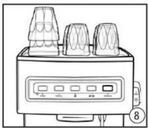 Zelmer Supremo - Preparing the espresso machine – rinsing the system - 8