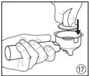 Zelmer Supremo - Preparing the espresso machine – rinsing the system - 17