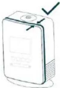 GORENJE H50DW - - Buton & bară glis are “—.....+”: - 2