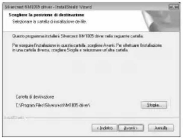Sibernet HM1005 driver - InstallShield Wizard Scogliere la posizione di destinazione Selezionare a servizi di installazione dei file. Quarto progristente installare Sibernet HM 1005 drive nella seguire catella. Per eseguire l'installazione in quarta catella, esegliere Avanti. Per abettuare installazione in una catella diversa, esegliere Stoglia e selezionare un'alta catella. Catella di destinazione C:\Program Files\Sibernet\HM1005-dive\ Stopla... < Indetro > < Querio > < Launche