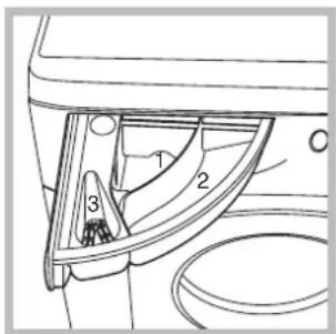 Technical diagram of a mechanical component with numbered parts, likely a valve or connector assembly.