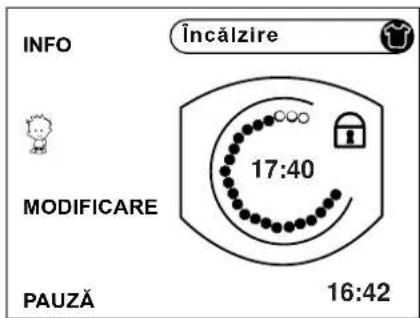 INFO Încălzire MODIFICARE 17:40 PAUZĂ 16:42