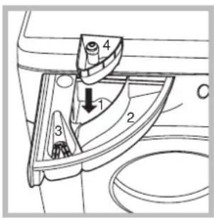 Ariston Thermo AVG12 - Sertarul detergentilor - 1