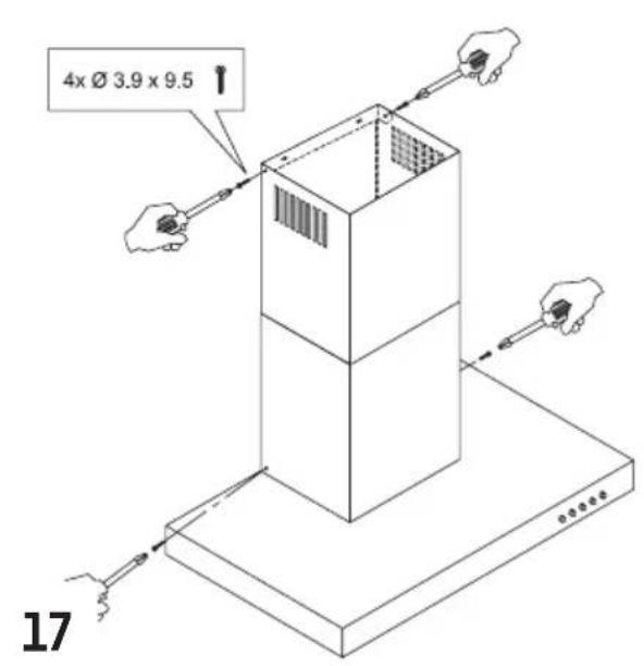 4x Ø 3.9 x 9.5 17