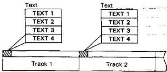 Text TEXT 1 TEXT 2 TEXT 3 TEXT 4 Text TEXT 1 TEXT 2 TEXT 3 TEXT 4 Track 1 Track 2