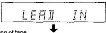 LEAD IN ng of tape
