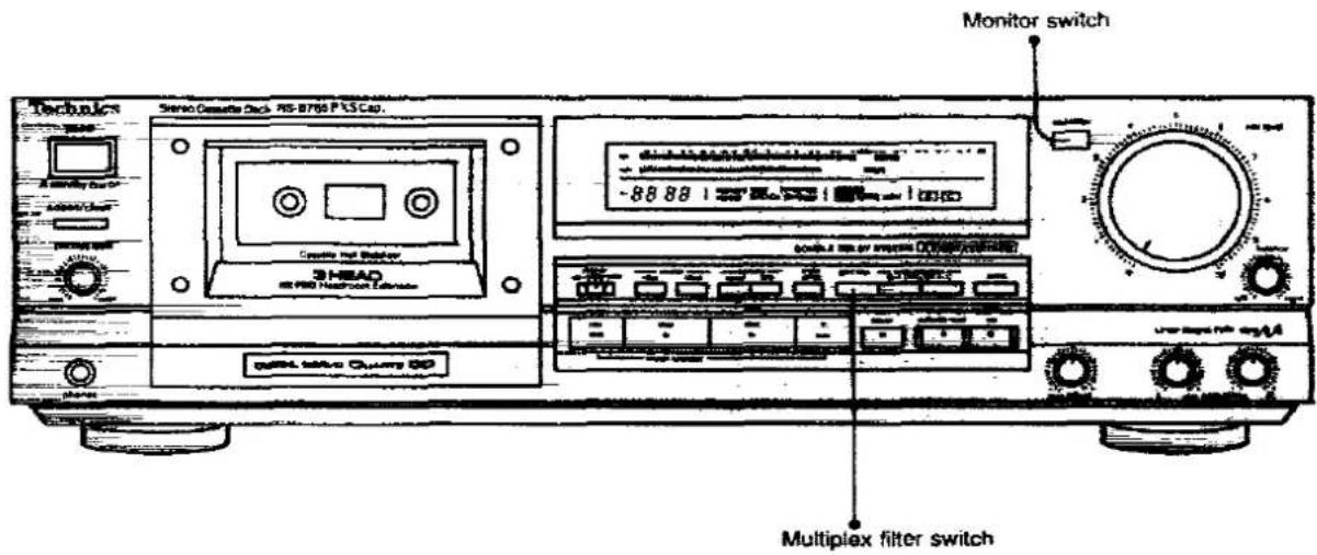 Technics Servo Cassette Disc. RS-8761 PCS40. SHEAD 8800 HPS4C40 Monitor switch Digital Display Cluxury 880 Multiplex filter switch