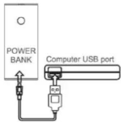 POWER BANK Computer USB port
