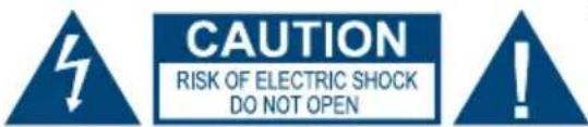 CAUTION RISK OF ELECTRIC SHOCK DO NOT OPEN
