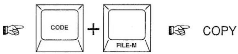 CODE + FILE-M COPY