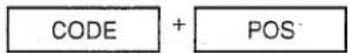 OLYMPIA Comfort MD Multi-line display - Set position codes - 1