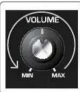 ROLAND BK-3-BK - Turn the [VOLUME] knob all the way to the left to minimize the volume - 1