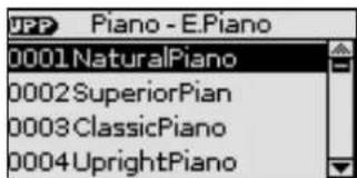 UPP Piano - E.Piano 0001 NaturalPiano 0002 SuperiorPian 0003 ClassicPiano 0004 UprightPiano