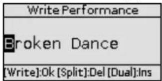 Write Performance Broken Dance [Write]:Ok [Split]:Del [Dual]:Ins