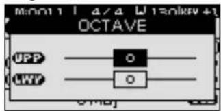 mm011 4/4 W130kW+1 OCTAVE UPP OWY ON OFF