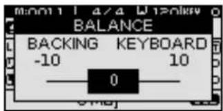 BALANCE BACKING KEYBOARD -10 10 0