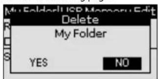 My Folder! IGP Memory Edit Delete My Folder YES NO