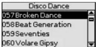 Disco Dance 057 Broken Dance 058 Beat Generation 059 Seventies 060 Volare Gipsy