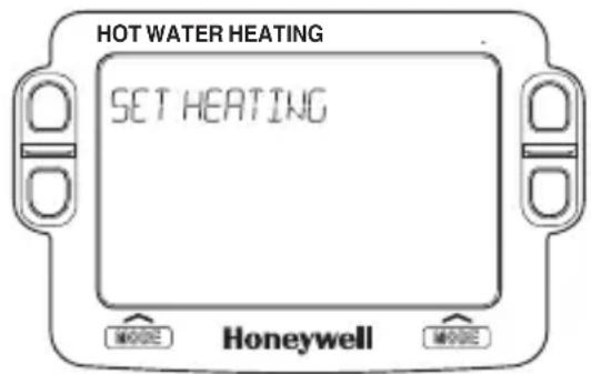 HOT WATER HEATING SET HEATING MOWE Honeywell MOWE