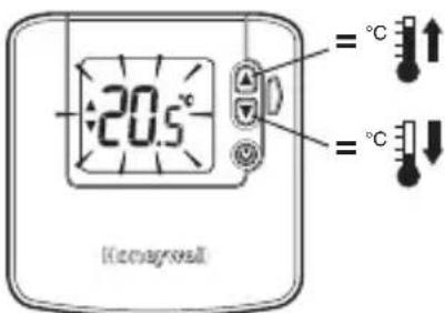 20.5°C = °C ↑ = °C ↓ Hexagonal