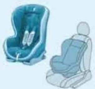Illustration of two blue car seats, one larger and one smaller, against a light blue background (no text or symbols)