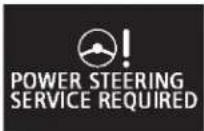 MITSUBISHI Lancer Sportback (2011) - Electronic power steering system warning display - 2