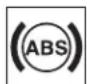 MITSUBISHI Lancer Sportback (2011) - If the anti-lock braking system warning light/display and brake warning light/display come on at the same time - 1